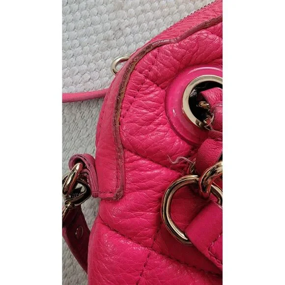 Kate Spade New York Small Georgina Gold Coast Shoulder Bag Hot Pink - Picture 8 of 10